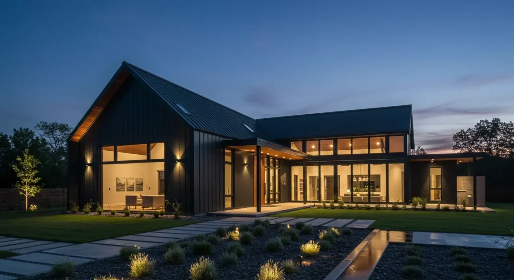 Modern Barn Style Home