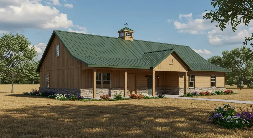 Pole Barn Style House