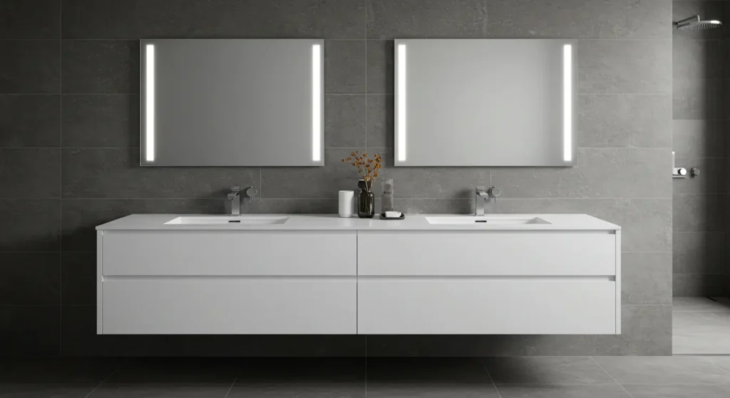 Double Sink Modern Vanities